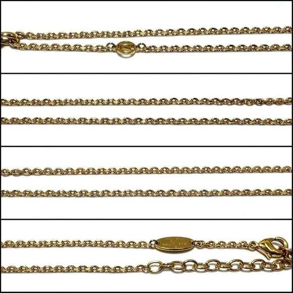 LOUIS VUITTON Gold Necklace - Picture 4 of 9